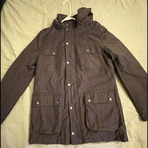 Banana republic M parka gray NBW